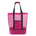 thumbnail image 1 of CNKOO Mesh Beach Tote Bag with Cooler - Detachable Design with Picnic Cooler, 1 of 6