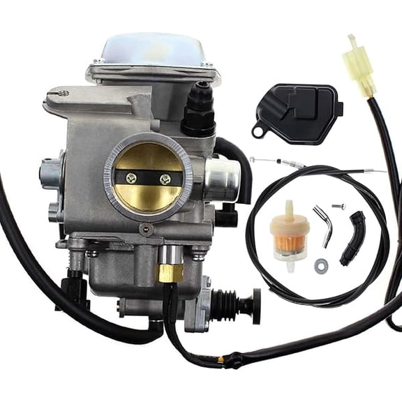 Carburetor & Choke Cable Kit for Fourtrax 300 TRX300FW 4x4 1996‑2000 Carb Replace 16100‑HN0‑A02 16100‑HN0‑672