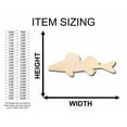 thumbnail image 2 of Unfinished Wood Walleye Fish Silhouette - Craft- up to 46" DIY 4" / 1/4", 2 of 3