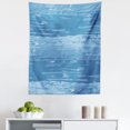 thumbnail image 1 of Ocean Theme Tapestry, Abstract Aquatic Camouflage Look Water Surface Like Design Illustration Print, Fabric Wall Hanging Decor for Bedroom Living Room Dorm, 5 Sizes, Sea Blue, by Ambesonne, 1 of 1