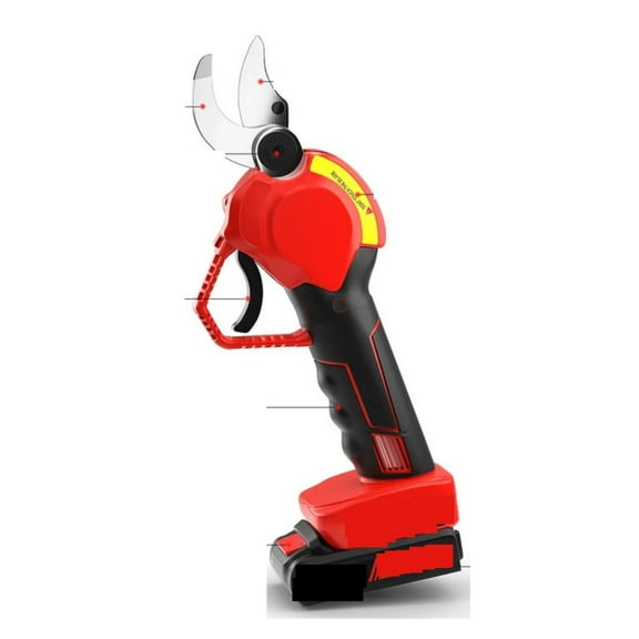 Cordless Electric Pruning Shears 30mm Cut Diameter Professional Battery Powered Tree Branch Pruner Trimmer Garden Tools