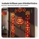 thumbnail image 2 of Abbraccia Coplas magnéticas de peluche para puerta, carácter Fu tridimensional, decoración hogar Año del Caballo, 2 of 6
