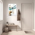 thumbnail image 3 of ZHONGYUTONG Dragonfly Canvas Wall Art for Bathroom Watercolor Dragonfly Pictures Wall Decor Home Painting Framed (20.00" x 30.00"), 3 of 5