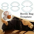 thumbnail image 2 of Pouch Template Stencil For Handmade Sewing Tools Craft Sets Cute Beetles, 2 of 4