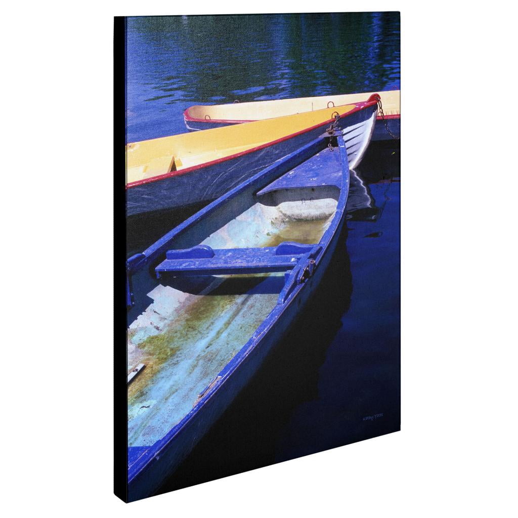 Trademark Fine Art 'Bois de Boulogne Boats' Canvas Art by Kathy Yates