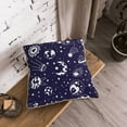thumbnail image 6 of ZNDUO Space Cartoon Rocket Seamless Throw Pillows, Throw Pillows for Couch-Indoor Decorative Pillows,18"x18", 6 of 8