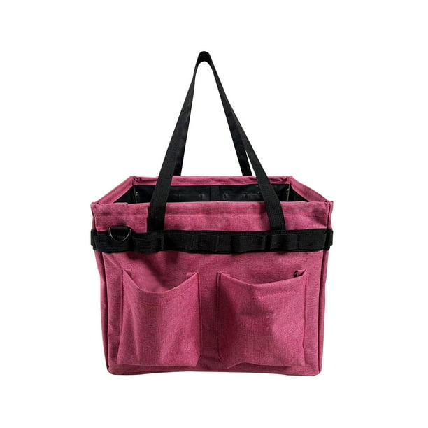 Bolsa organizadora de herramientas, bolso de mano, impermeable, resistente al desgarro, resistente a los herrajes, portátil Rosa