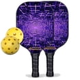 thumbnail image 1 of Pickleball Factory PB00034-2-C Best Pickleball Set - Data Grid Pickleball Paddles, Pickleball Paddle & Ball Set, Carbonfiber Graphite, 1 of 1