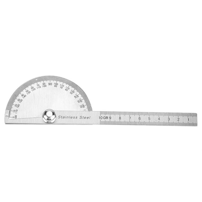 Office School Metal Measuring Tool Straight Edge Ruler Silver Tone 20cm 8  Inch