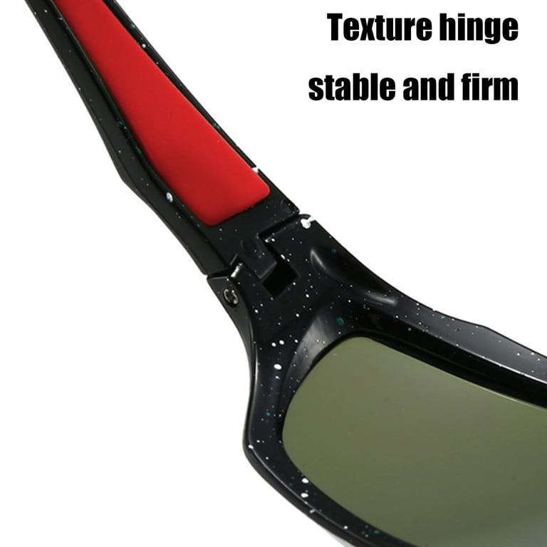 Polarized Sports Sunglasses UV400 Lightweight TR90 TAC Lens Unisex DwellJoy TR90 Polarized Sports Sunglasses for Men & Women  main image 3