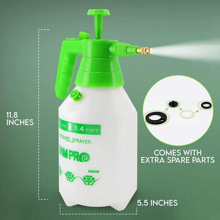 Japanese Watering Hand Pump Super Fine Mist Nozzle Sprayer - Use with  Drinking Water Bottles