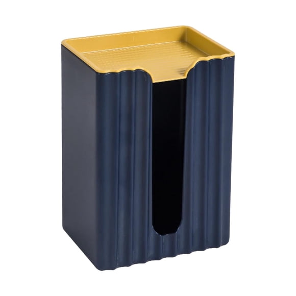 Porta pañuelos a prueba de polvo Decoración rectangular Multiusos Práctico Impermeable Azul