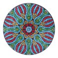 thumbnail image 1 of 5D DIY Diamond Painting Mandala posavasos redondo de madera taza cojín (AA1058-7) Sywqhk Decoración hogareña, 1 of 9