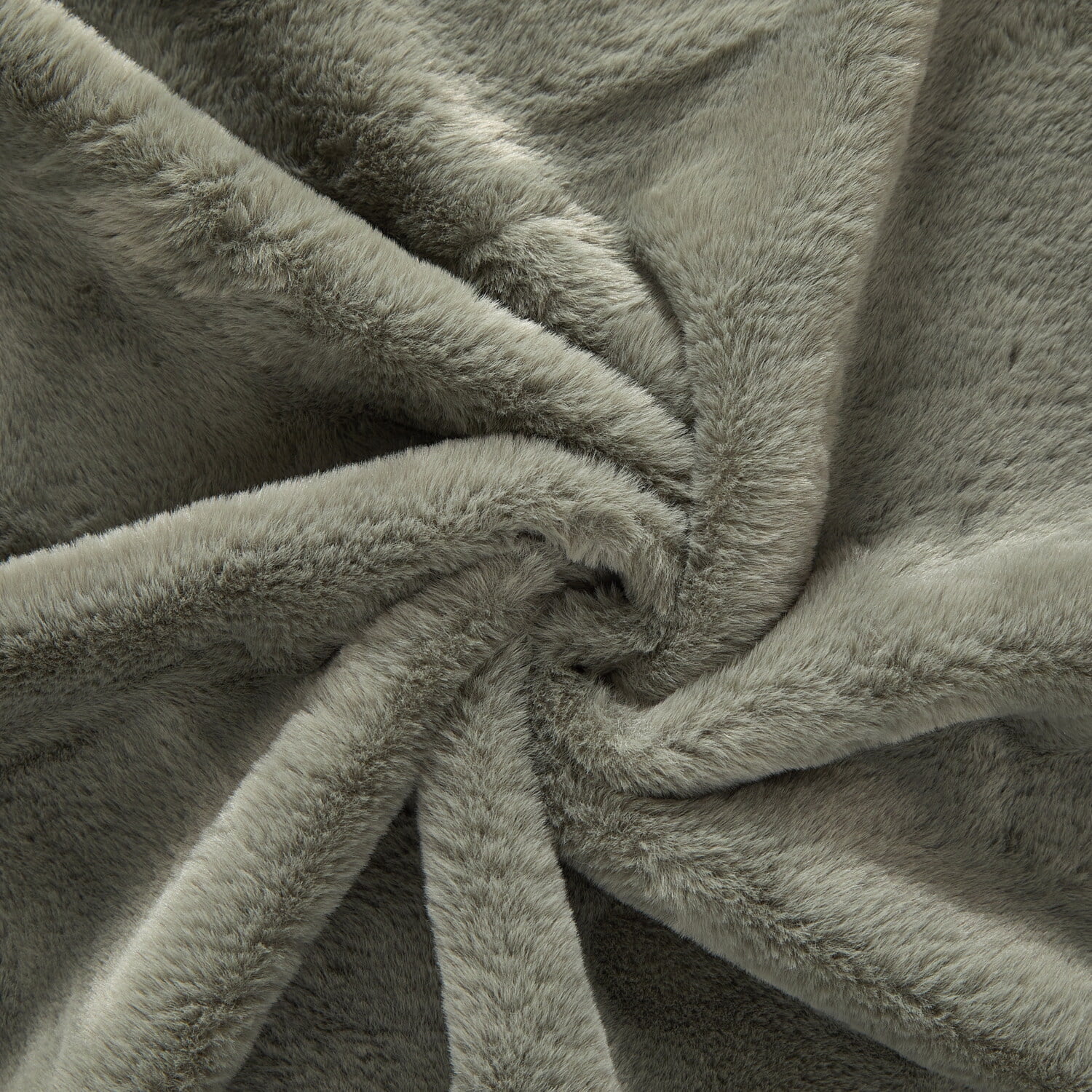 Cozy Haven Luxury Reversible Faux Fur to Plush Oversized Couch Throw Blanket, Green, 50 x 72 in