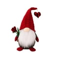 thumbnail image 1 of Czzoypi Nouveau Cadeau Bonnet Tricoté Rouge Ornement Poupée Rudolph Ornement Poupée Couple, 1 of 2