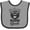 Heather and Black, variant on Inktastic I Love My Bearded Uncle Boys or Girls Baby Bib