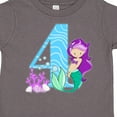 thumbnail image 4 of Inktastic Fourth Birthday Mermaid Girls Toddler T-Shirt, 4 of 5