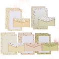 thumbnail image 5 of Milisten 5 Sets/45pcs Flower Printing Envelope and Letter Paper Lovely Writing Stationery Envelopes Kit School Stationery for School (15 Envelope + 30 Letter Paper, Random Color), 5 of 5