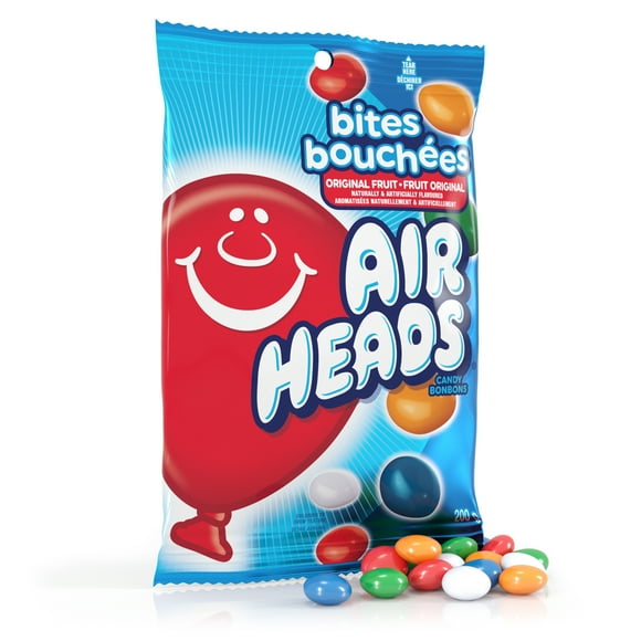 Airheads Bites, Original Fruit Candy, 200g, E-AIR HEADS AIRHEADS BITES FRUIT