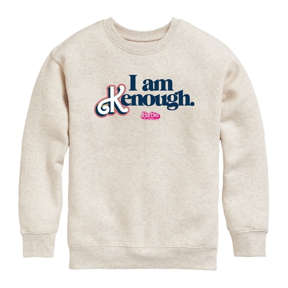 Barbie - I Am Kenough - Youth Boys Crew Fleece Sweatshirt