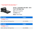 thumbnail image 2 of Oil Pan - Compatible with 2003 - 2010 Ford F-250 Super Duty 2004 2005 2006 2007 2008 2009, 2 of 2