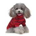 thumbnail image 2 of kladzum Dog Clothes Pet Clothes Color Striped Turtleneck Pullover Two-Legged Pet Sweater Warm Dog Coat Dogs Costumes, 2 of 8
