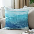 thumbnail image 3 of LALILO Throw Pillow Covers Watercolor Sea Summer Marine Landscape Cushion Cover 18" x 18", 2 Pack, 3 of 6