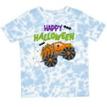 thumbnail image 3 of Inktastic Happy Halloween-monster Truck with Pumpkins, Bats, Cat,and Ghost Boys or Girls Toddler T-Shirt, 3 of 5