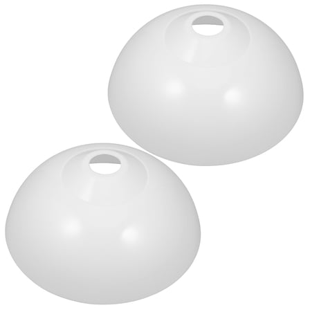 HOMEMAXS 2pcs Acrylic Lamp Shade E27 DIY Pendant Light Cover Modern Lamp Shade Hanging Lamp Light Covers Replacement for Ceiling Lamp