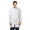 White, variant on Long Sleeve Hair Stylist Smock Work Clothes, Pet Grooming Haircut Hairdressing Barber Cape Shirt Jacket for Salon-Red-L
