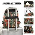 thumbnail image 3 of FORMRS Mini Backpack Purse for Women Quilted Travel Daypack Casual Shoulder Bag, Christmas Holly Bows, 3 of 7