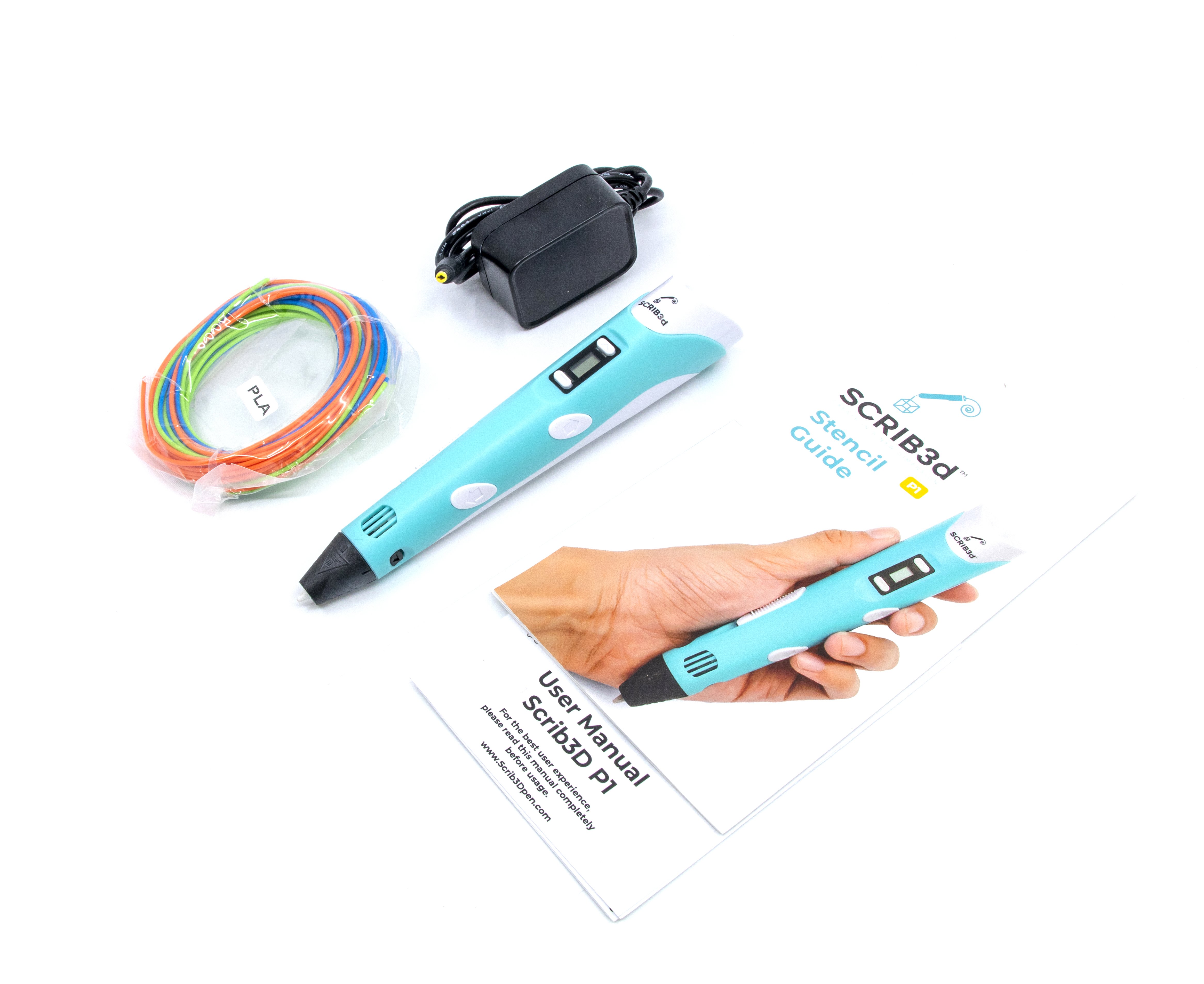 SCRIB3D P1 3D Printing Pen with Stencil Book photo 5