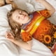 thumbnail image 5 of Balery Sunset Golden Sunflower Field Conjunto de Pijama Infantil de Manga Corta con Estampado – Ropa de Dormir de Algodón Suave-Large, 5 of 6
