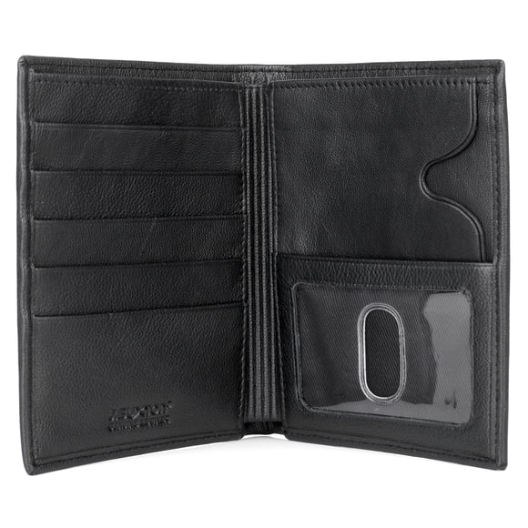 Funda para tarjetas de crédito, emblema Buxton, color negro