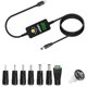 thumbnail image 1 of wonima11 3.94FT USB C to DC PD Trigger Cable with 7 Connector Tips, Adjustable Voltage 5V/9V/12V/15V/20V PD Fast Charging Cable, LED Display, Type-C to DC Power Cable for Multiple Devices, 1 of 1
