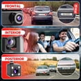 thumbnail image 3 of Cámara para Auto OKAERI 1080P HD Automóvil Dash Cam Reversa, 3 of 7