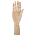 thumbnail image 1 of MasteelfCA Wooden Hand Model Flexible Moveable Fingers Hand Manikin Hand Figure Sketching Hand, 1 of 8