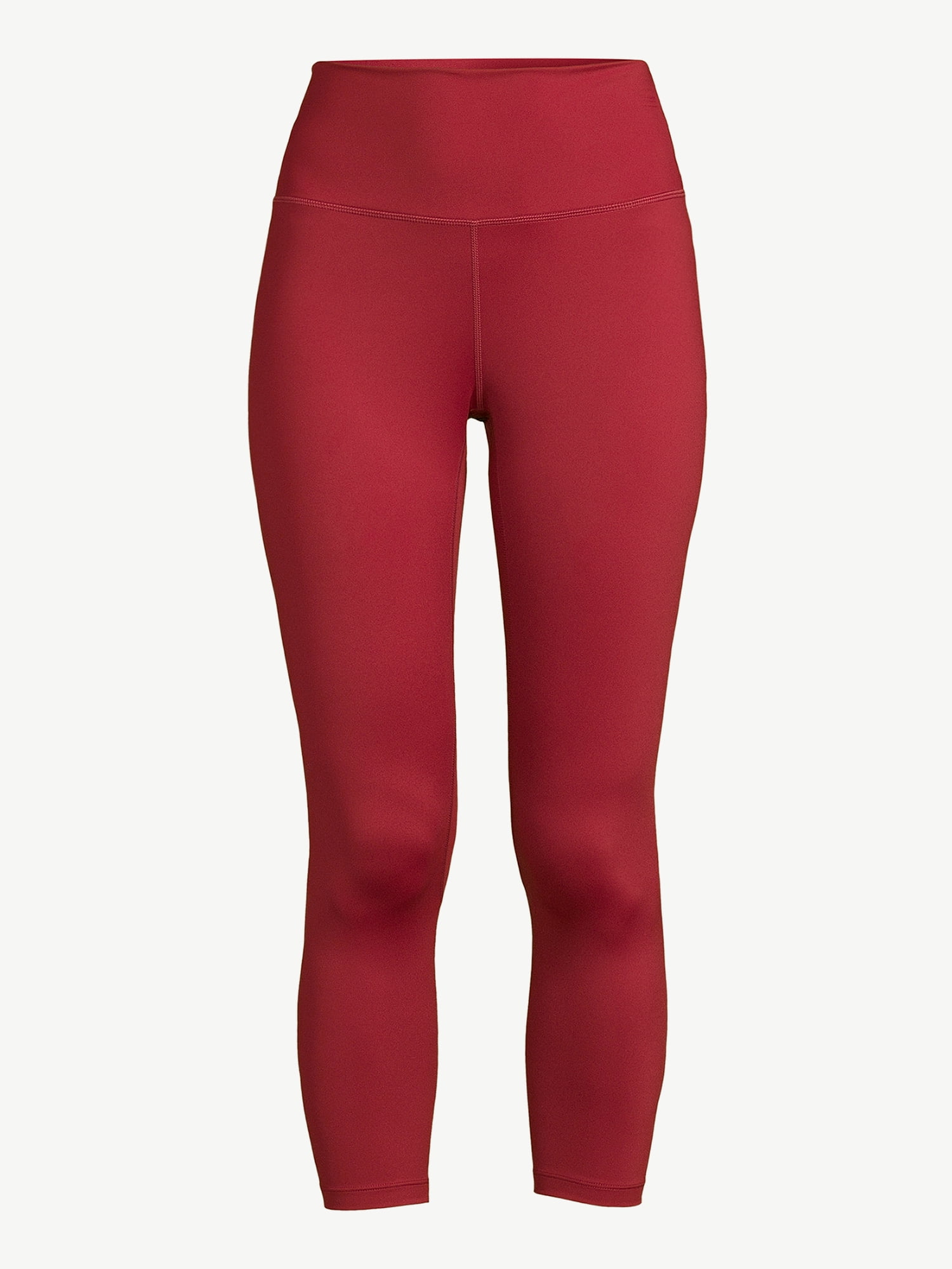Buy SHAPERX Women's Activewear High Waisted Cotton/Spandex Full Length  Legging (RED) PAACK of 1 (XS) at