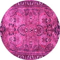 thumbnail image 1 of Ahgly Company Indoor Round Persian Pink Traditional Area Rugs, 8' Round, 1 of 4