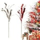 thumbnail image 1 of Guirnalda de árbol de Navidad de plástico dorado y rojo - Decoración impermeable de lentejuelas de 75 pulgadas para decoración navideña tanto exterior como interior, 1 of 6