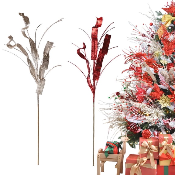 Gold Plastic Sequins Garland, 75-inch Decorative Tree Trim, Waterproof Outdoor Holiday Decor,Vsgery