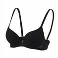 thumbnail image 4 of GEWSEY Women's Push Up Lace Bra Soft Underwire Plunge Full Coverage Sexy Support Bras (Black, XL), 4 of 8