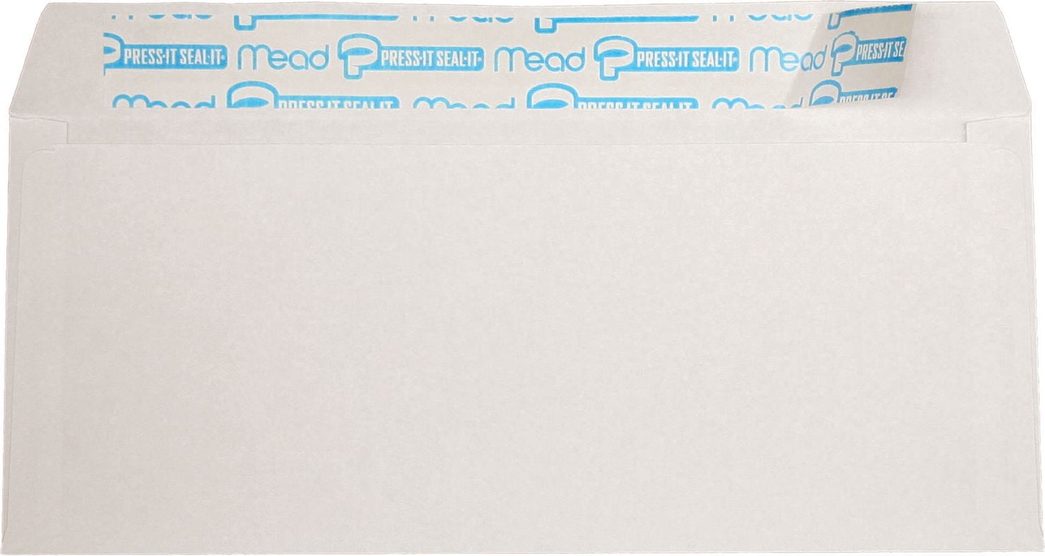 Hilroy White Envelopes 4x9, 1,200ct