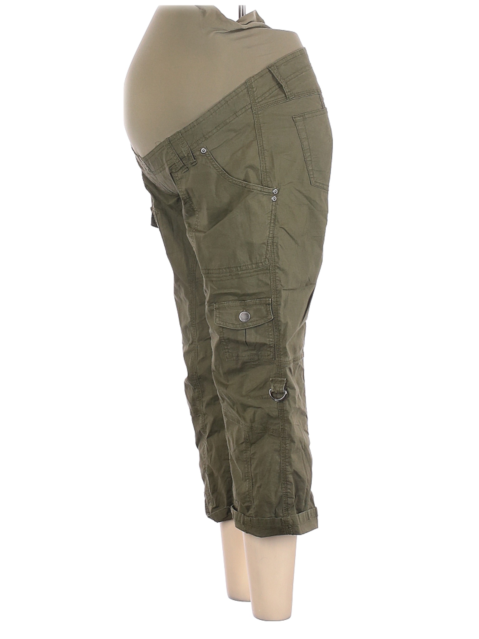 maternity khaki cargo pants