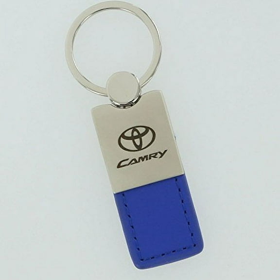 Toyota Camry Keychain & Keyring - Duo Premium Blue Leather
