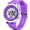 Purple, variant on Kids Digital Watch for Girls - 30M Waterproof Sport Watch with 7-Color Night Light, Stopwatch & Alarm, Pink Wristwatch for Kids Ages 3-16