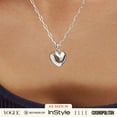 thumbnail image 2 of Tilga Lev Puffy Heart Necklace for Women - Paperclip Chain w/ 14K Gold Plated & Silver Rhodium Plated Small Puffed Heart Pendant - Hypoallergenic, Water-Resistant, Tarnish-Free Jewelry, 2 of 6