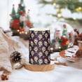 thumbnail image 2 of Yayeee Flameless Candles with Remote Flickering Battery Operated Multi Color Changing, Purple Floral Skull Pattern, 2 of 7
