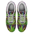 thumbnail image 2 of Marijuana Leaf Psychedelic Shoes for Men Women Running Sneakers Breathable Casual Sport Tennis Shoes Gift for Him Her White Size 6, 2 of 5