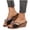 Black, variant on Womens Round Toe Platform Wedge Sandals Glitter Embellished Plus Size Height Boost Summer Slippers Casual